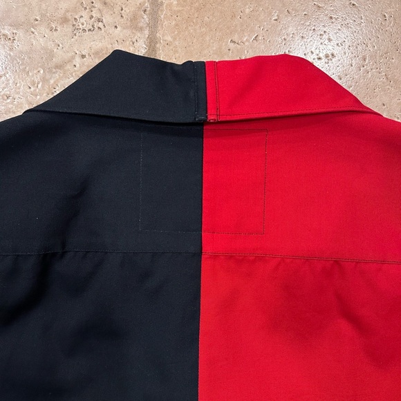 Prada Double Match FW20 Black Purple Red Horse Bowling Shirt - Picture 11 of 15